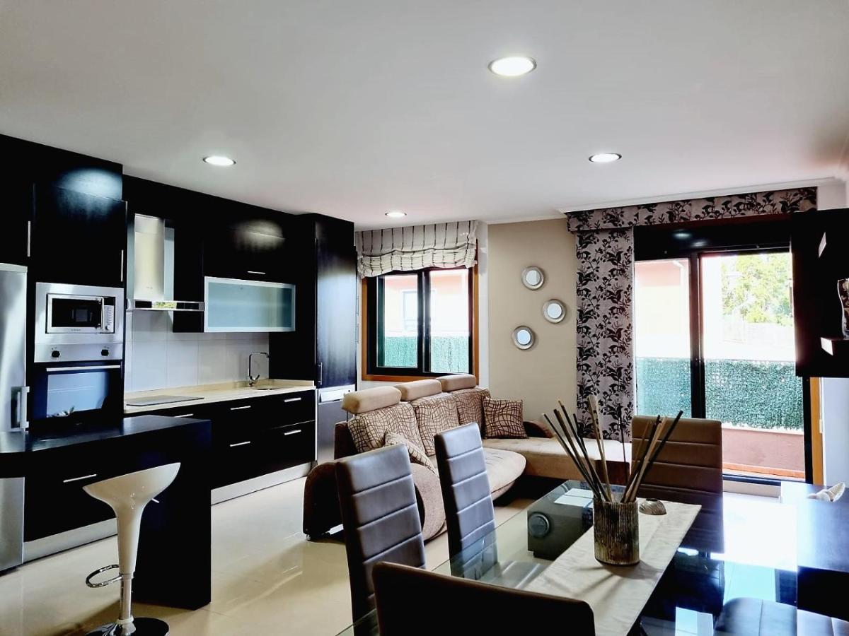 Apartamento Con Terraza Y Piscina Ribeira Exteriör bild